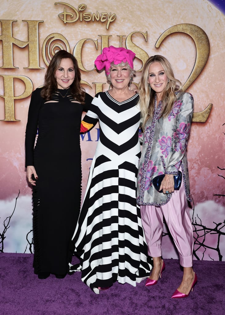 Kathy Najimy, Bette Midler, and Sarah Jessica Parker at the Hocus Pocus 2 Premiere