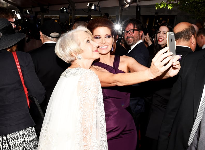 Helen Mirren and Debra Messing