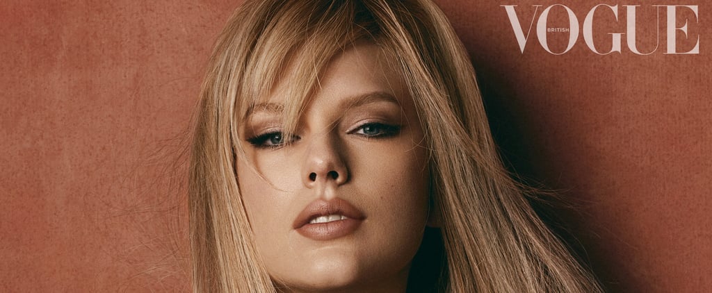 Taylor Swift's Side Fringe on British Vogue Cover January