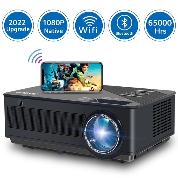 FANGOR Native 1080P Projector,Full HD Movie Projector With 250" Display