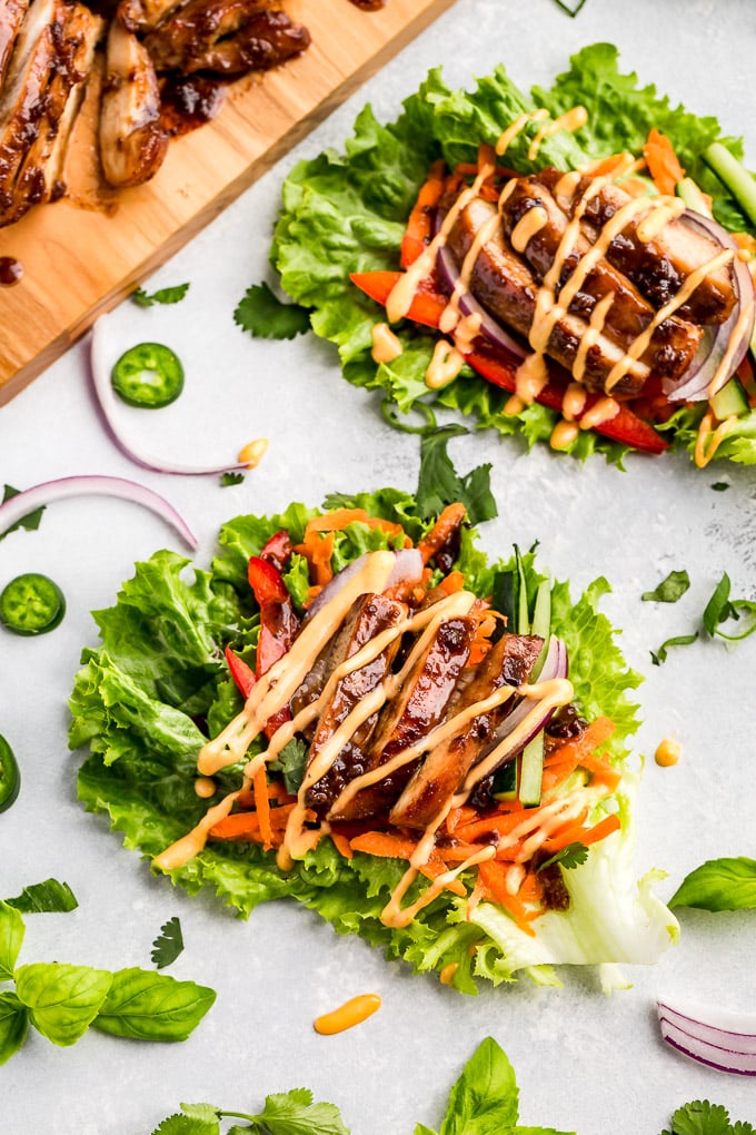 Banh Mi Lettuce Wraps