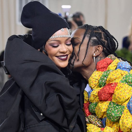 Rihanna and A$AP Rocky Cozy Up at 2021 Met Gala | Photos
