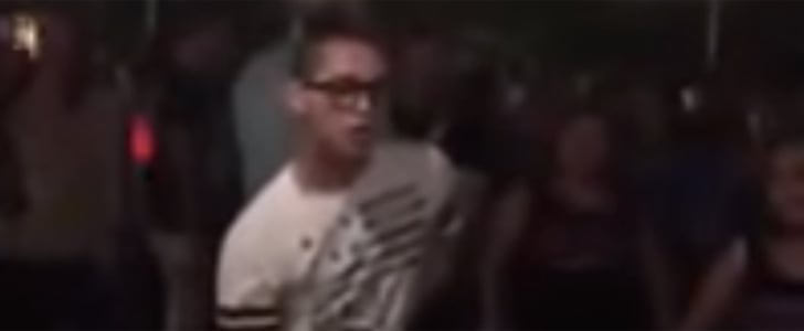 Man Dancing to the Cha-Cha Slide Video