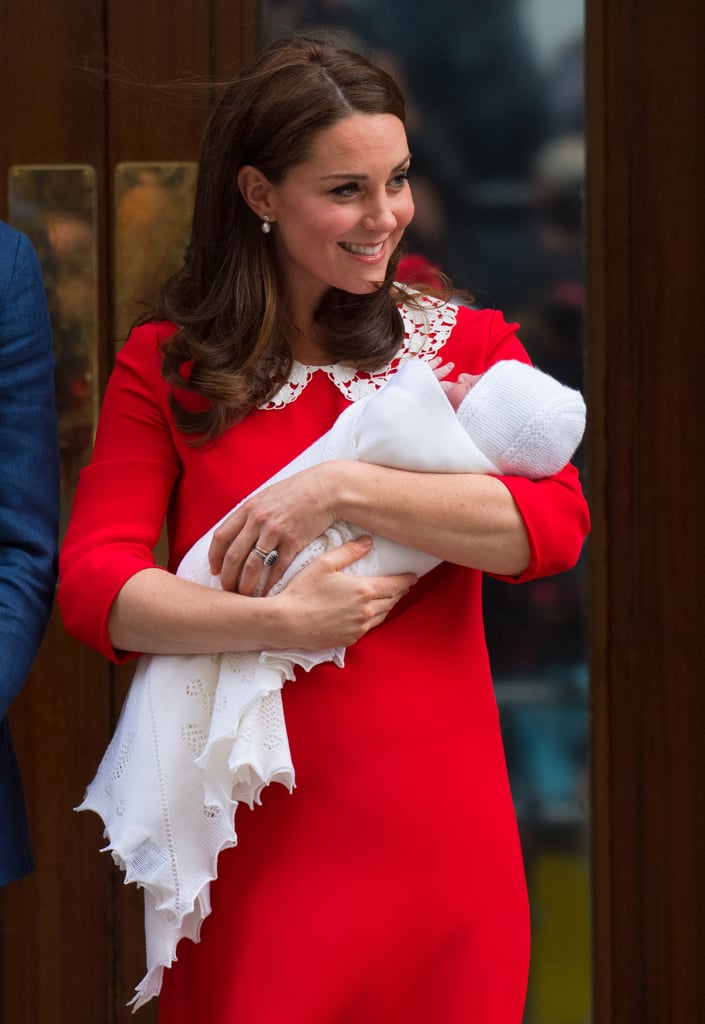 Kate Middleton's Pearl Earrings Leaving the Hospital