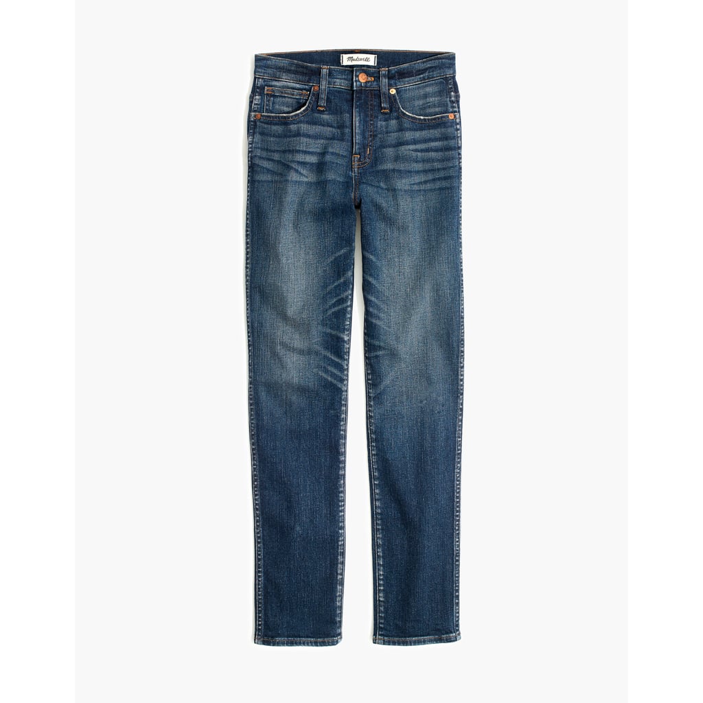 Madewell Slim Straight Jeans in Hammond Wash