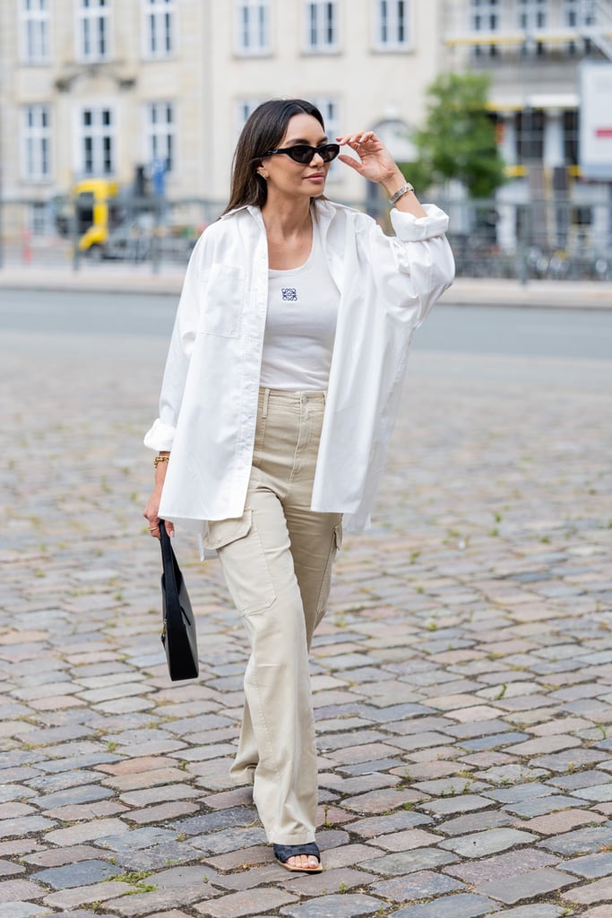 White After Labor Day: Oversize Boyfriend Shirt