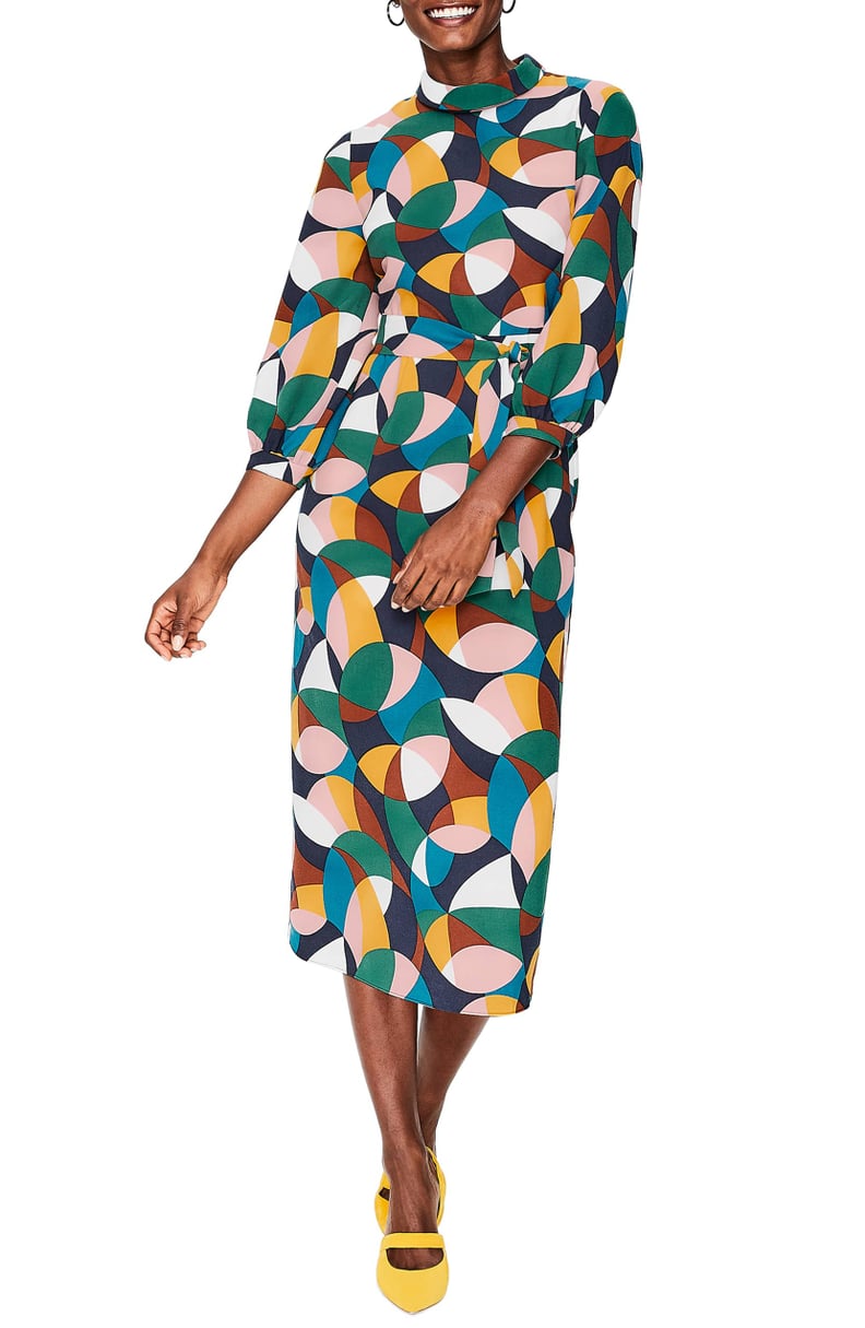 Boden Lottie Print Midi Dress