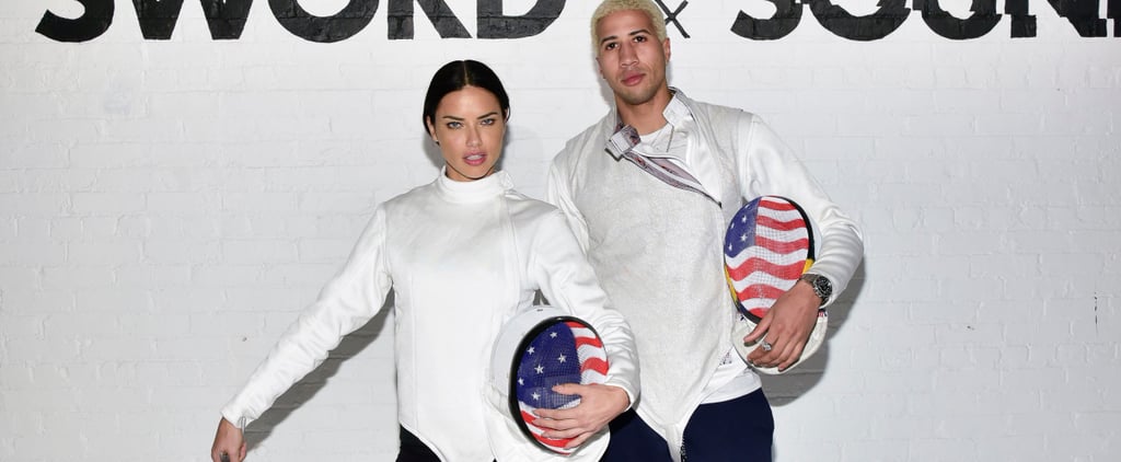 Adriana Lima Fencing Pictures December 2016
