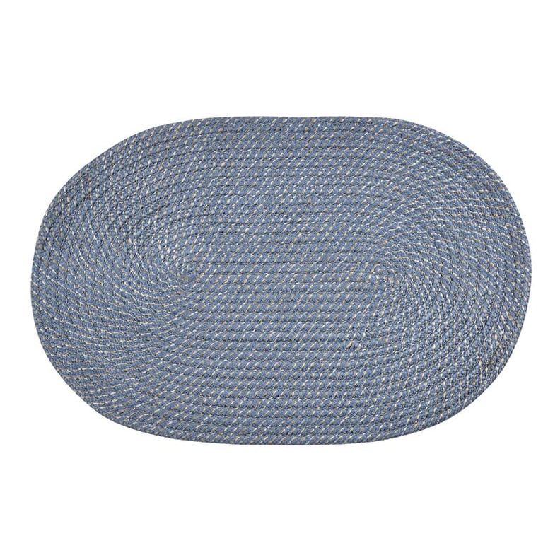 Gratian Braided Wedgewood Blue Area Rug