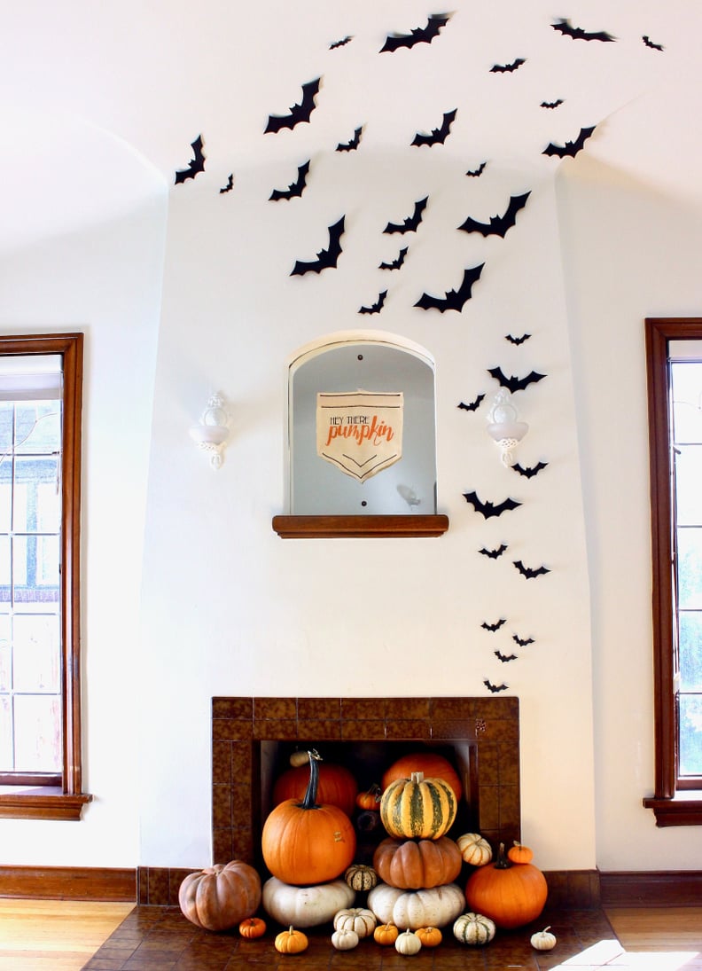 For Your Living Room or Entryway: Black Bat Wall Hanging