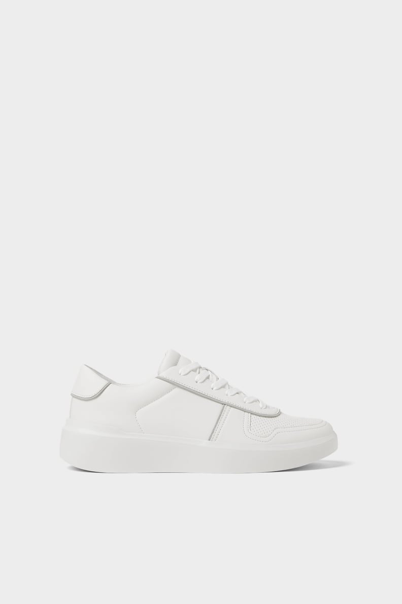 Zara White Retro Sneakers