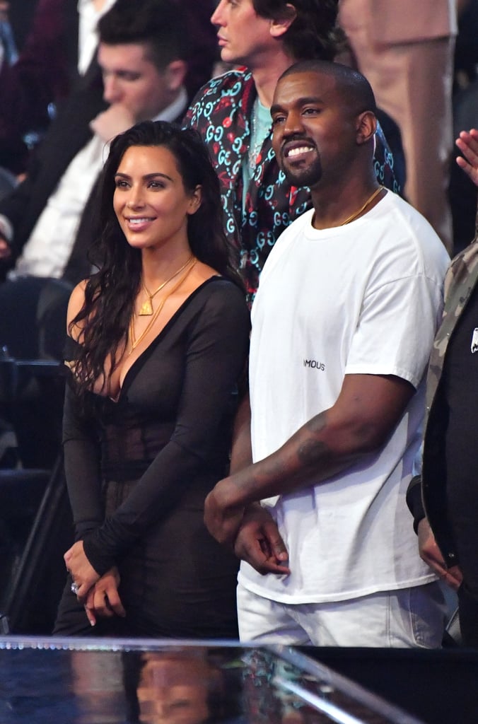 Kim Kardashian and Kanye West at 2016 MTV Video Music Awards Kim Kardashian and Kanye West at 2016 MTV Video Music Awards