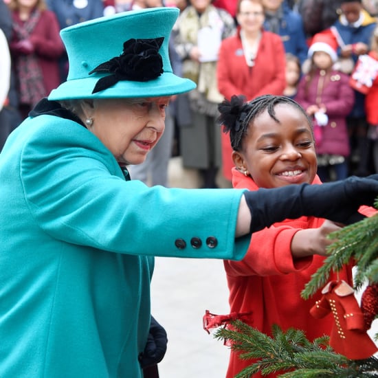 Queen Elizabeth II at Coram Charity in London December 2018