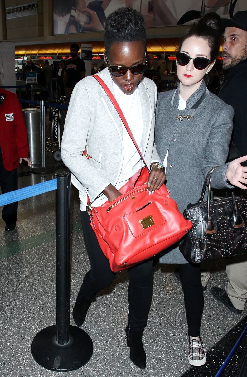 Lupita Nyong'o at LAX Airport