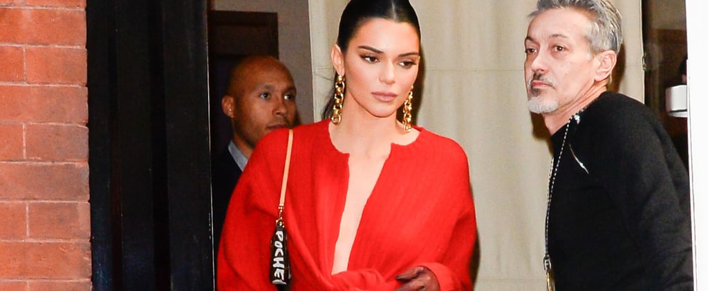 Kendall Jenner's Red Crop Top Valentine's Day 2019
