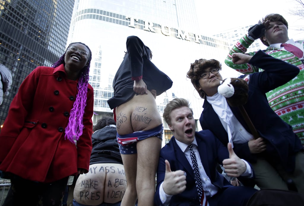Butt Trump Protest in Chicago