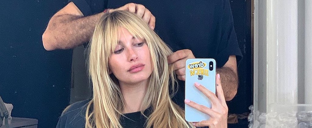 Hailey Baldwin's Shaggy Bangs Haircut