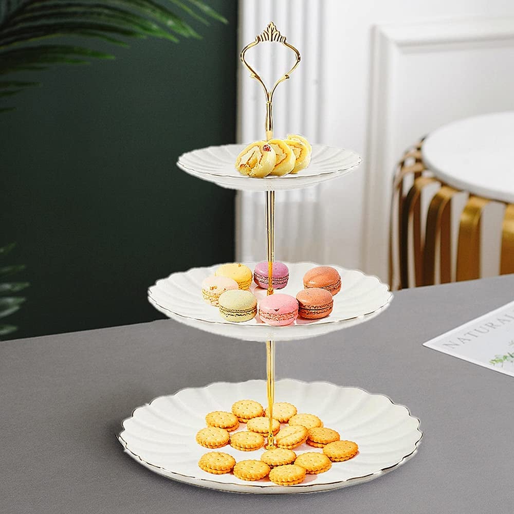 For the Host: CofeLife 3-Tier Ceramic Cake Stand