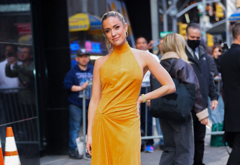 NEW YORK, NEW YORK - APRIL 11: Kristin Cavallri is seen at ABC Studios on April 11, 2023 in New York City. (Photo by Gotham/GC Images)