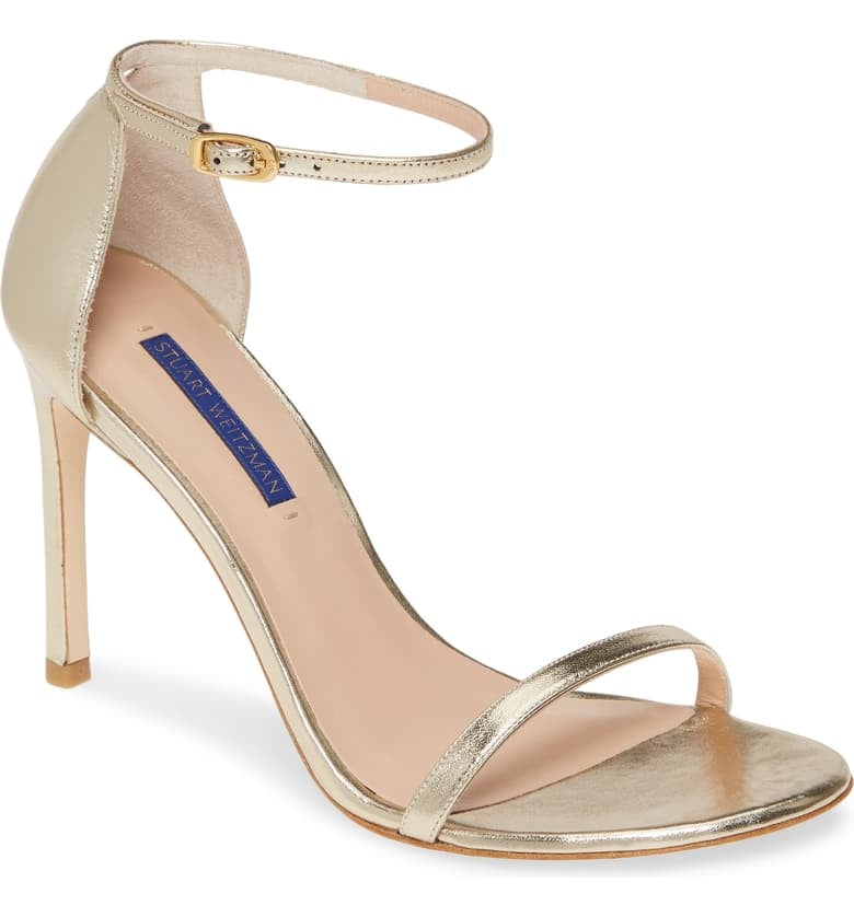 Stuart Weitzman Nudistsong Ankle Strap Sandals