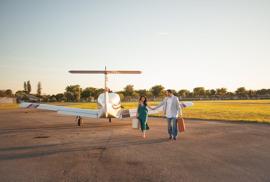 Airport Engagement Shoot