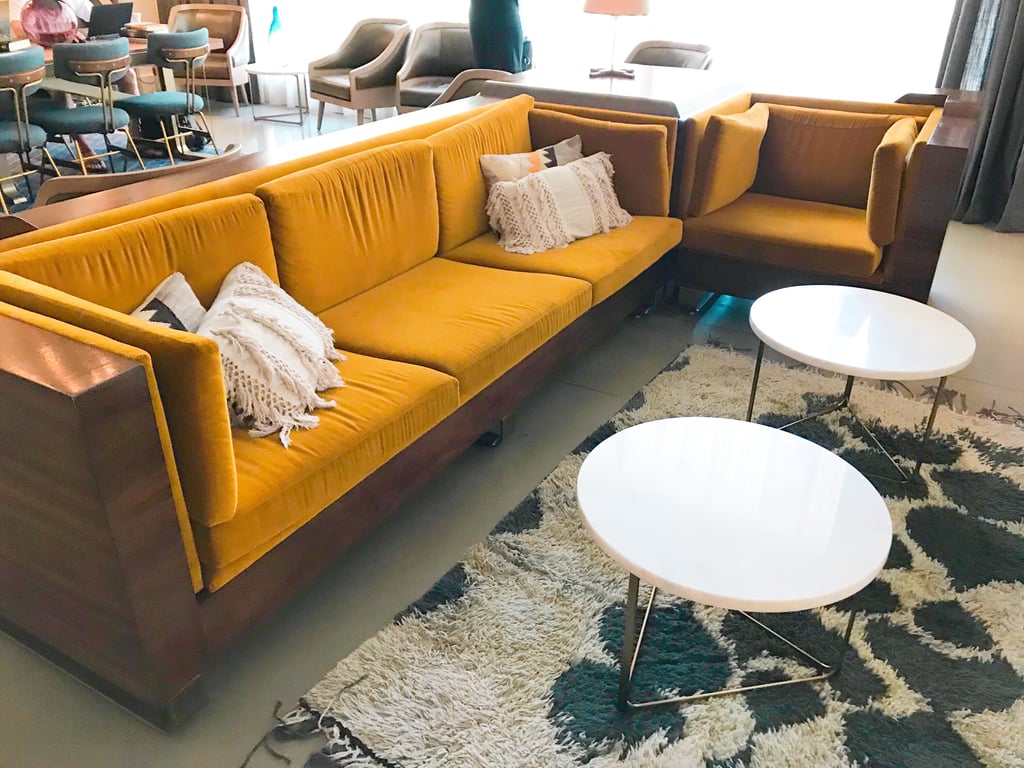 There are a plethora of cozy spots for lounging.