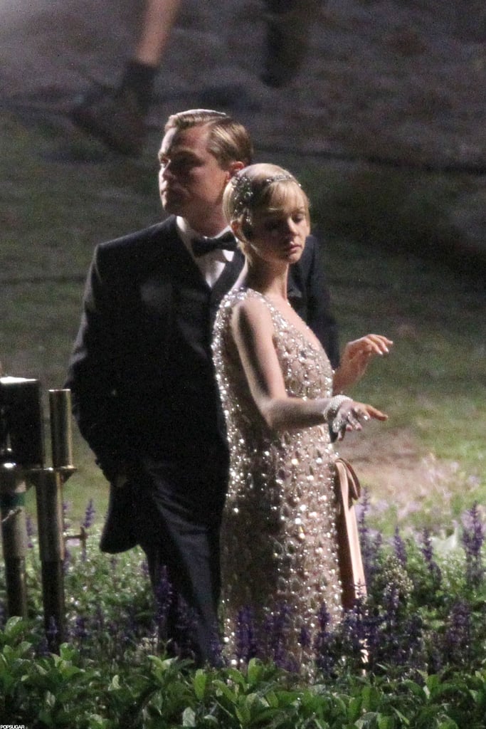 Leo filmed scenes for The Great Gatsby with Carey Mulligan in December 2011.