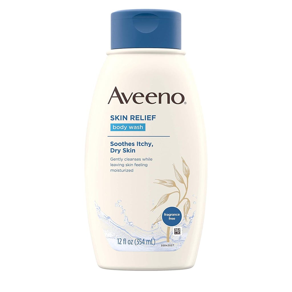Aveeno皮肤舒缓无香味沐浴露与燕麦舒缓干燥发痒的皮肤