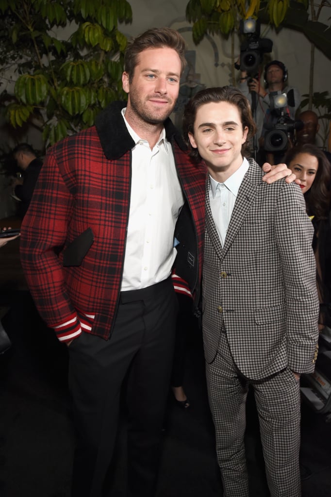 Armie Hammer and Timothée Chalamet