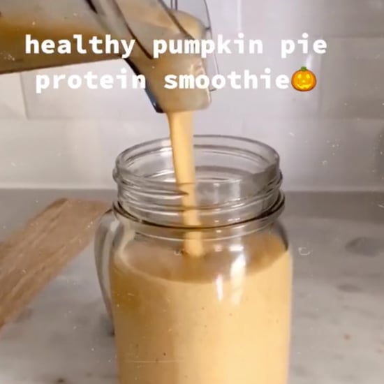 Healthy Pumpkin Pie Protein Smoothie Recipe on TikTok