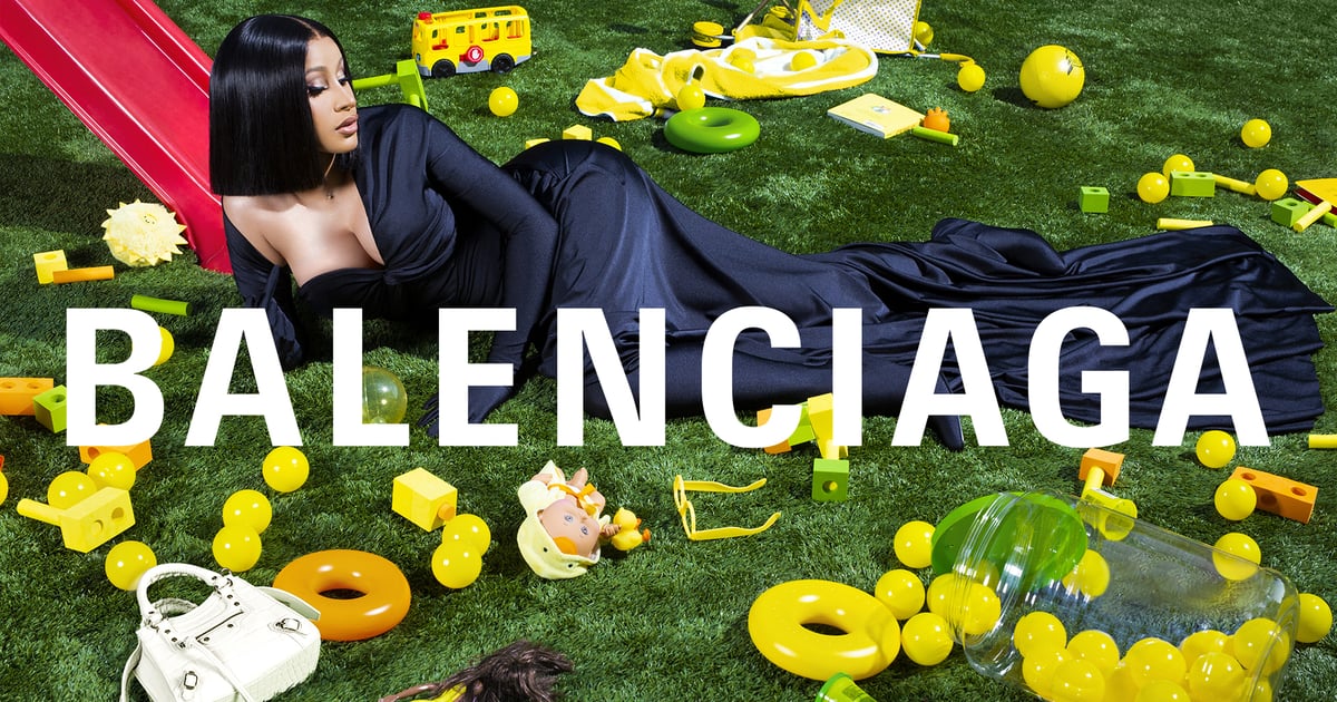 Elendighed mærke Soveværelse Cardi B Stars in Balenciaga's New Campaign | POPSUGAR Fashion