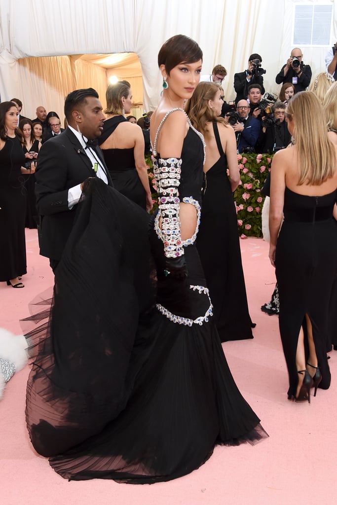 Bella Hadid Black Dress Met Gala 2019