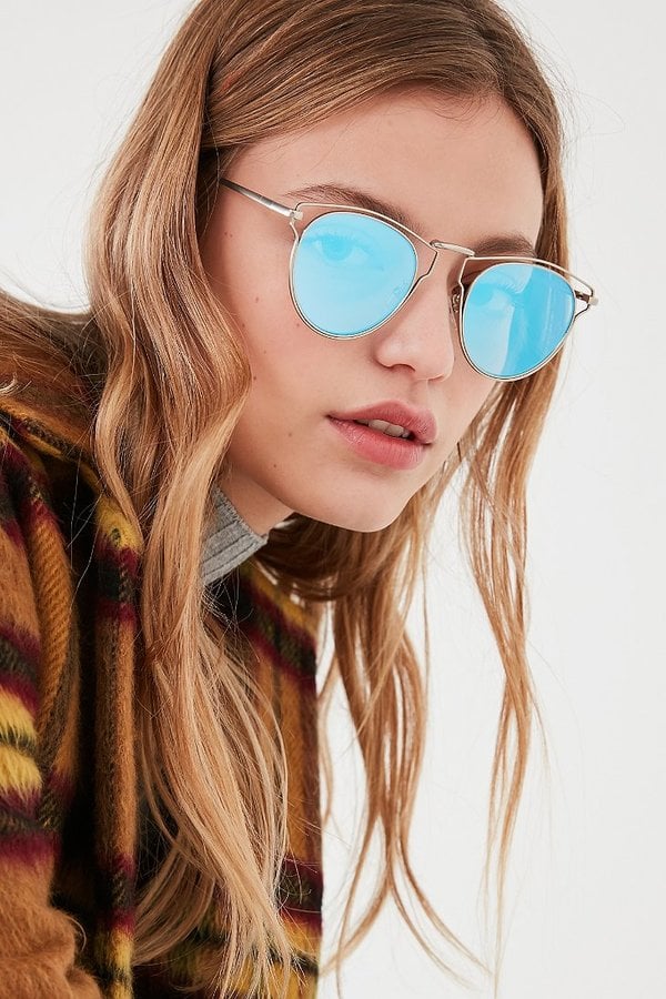 Urban Outfitters Cut-It-Out Half-Frame Sunglasses