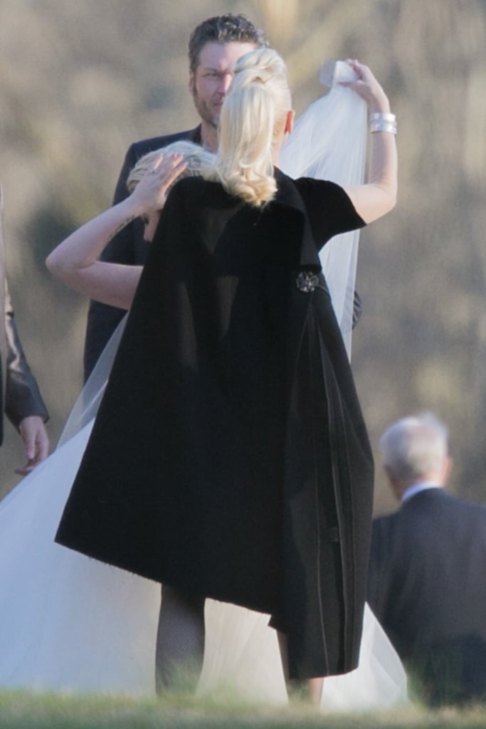 Gwen Stefani and Blake Shelton at RaeLynn's Wedding 2016