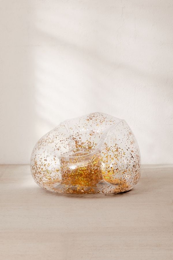 Urban Outfitters Inflatable Glitter Chair Popsugar Home
