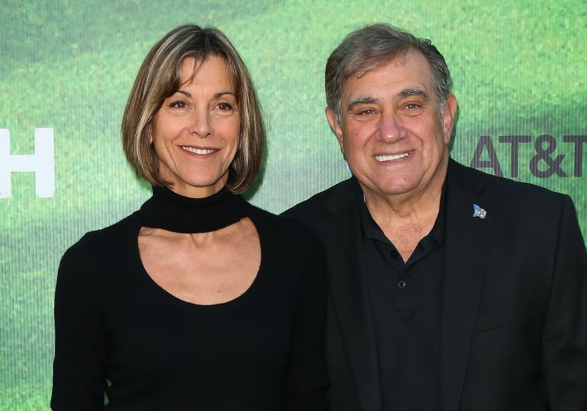 LOS ANGELES, CA - SEPTEMBER 13:  Actors Wendie Malick (L) and Dan Lauria (R) attend the premiere of Fox's 