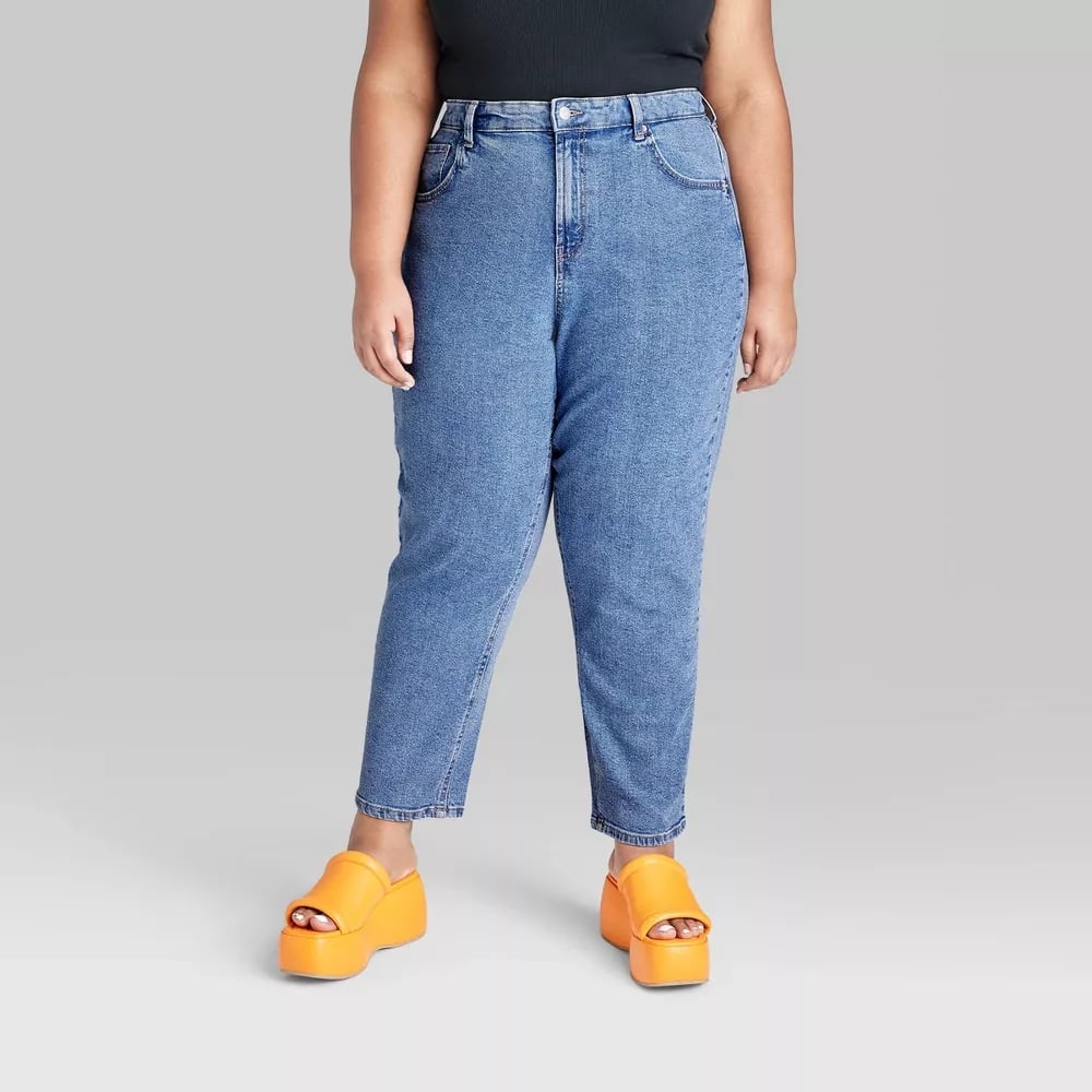 Wild Fable Women's Super-High Rise Curvy Tapered Jeans