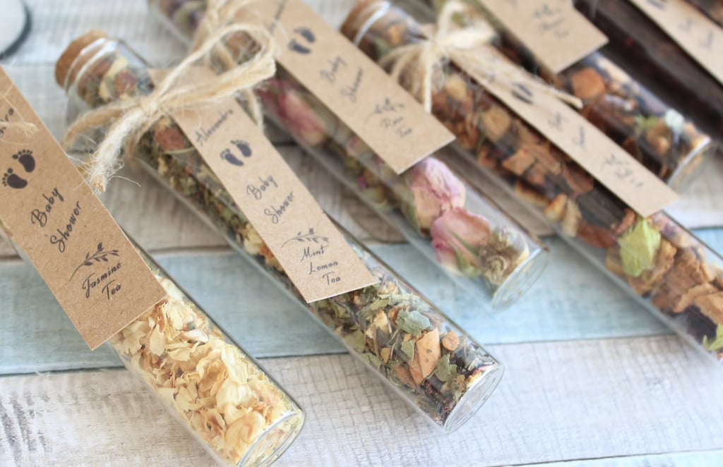 Tea Party Baby Shower Favor: Tea Tubes