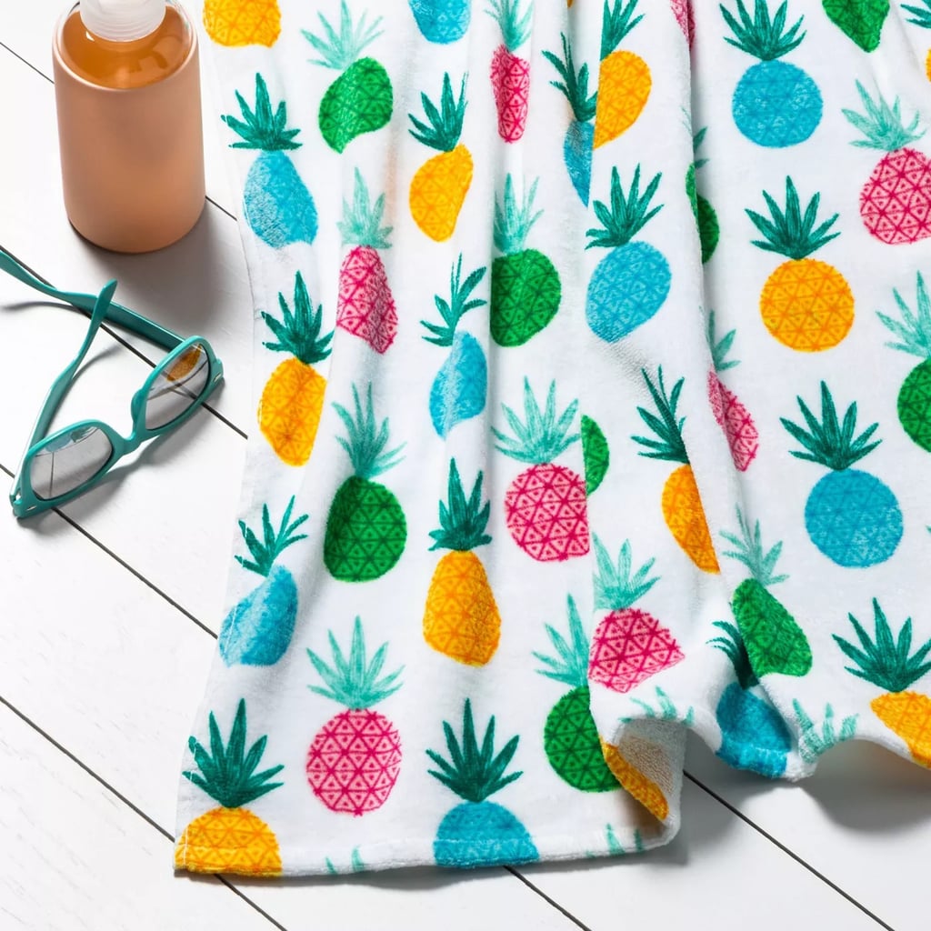 Rainbow Pineapple Beach Towel