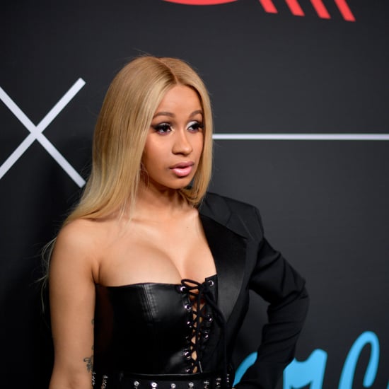 Cardi B with Blond Hair February 2018