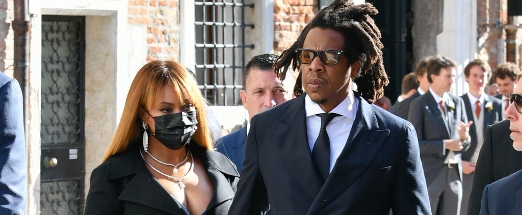 See That Coat Dress? Beyoncé Demonstrates Exactly How to Nail a Fall Wedding Guest Look