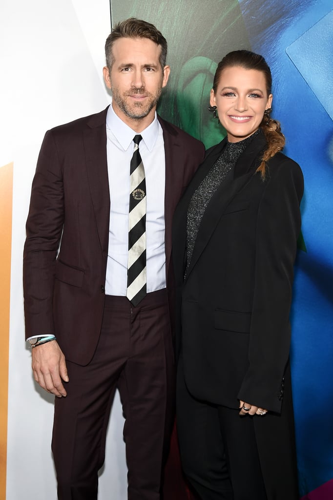 Blake Lively and Ryan Reynolds at A Simple Favour Premiere