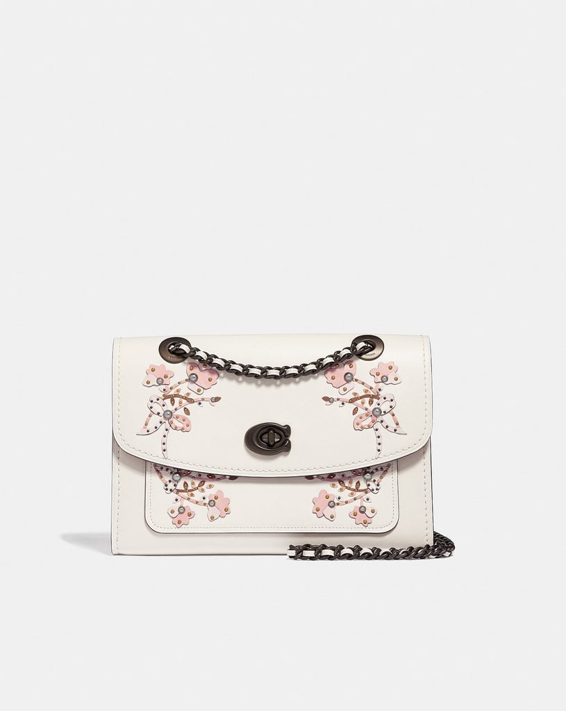 Coach Parker Bag With Floral Embroidery