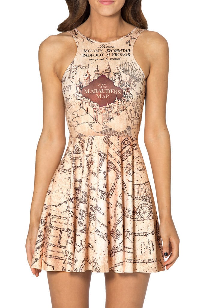 Marauder's Map Reversible Skater Dress ($90)