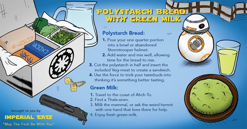 Star Wars "Polystarch Bread With Green Milk"