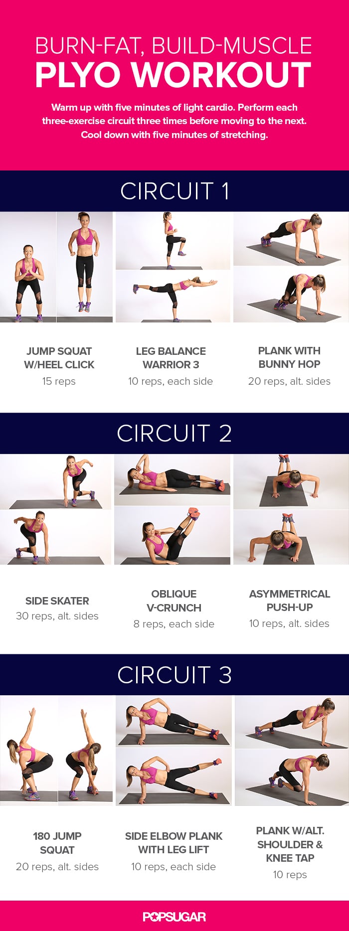 Plyometrics Leg Workout & Core / HIIT - Core Conditioning