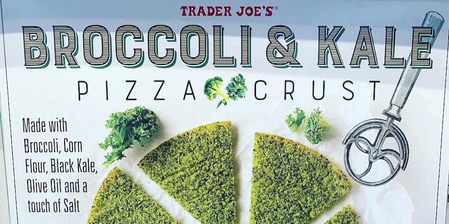 Trader Joe's Broccoli and Kale Pizza Crust POPSUGAR Fitness