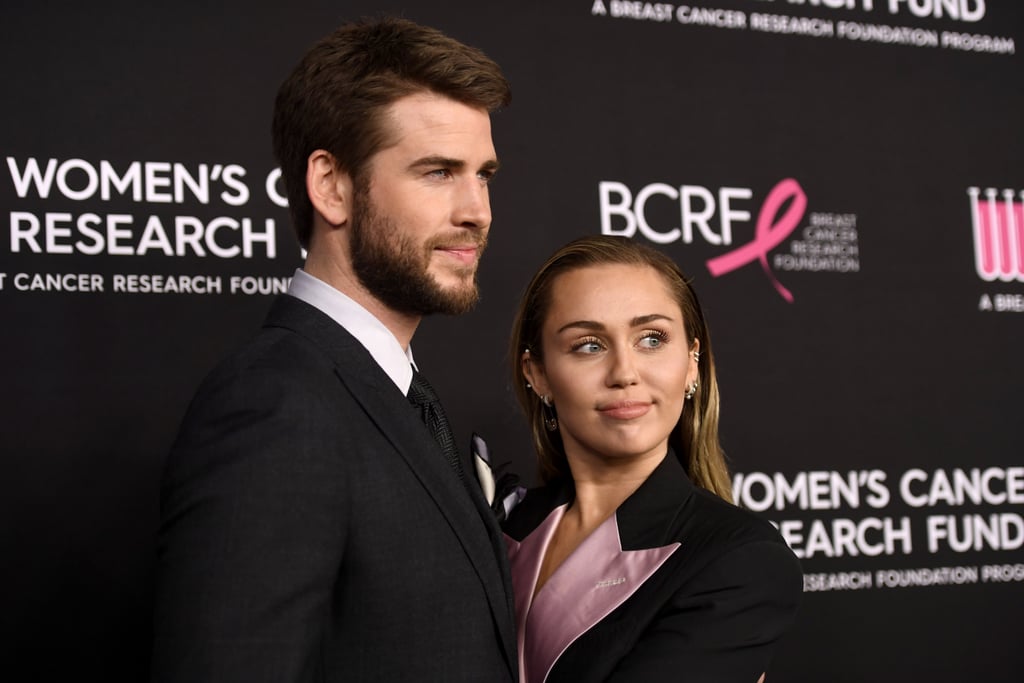 Miley Cyrus Liam Hemsworth at Cancer Research Fund Gala 2019