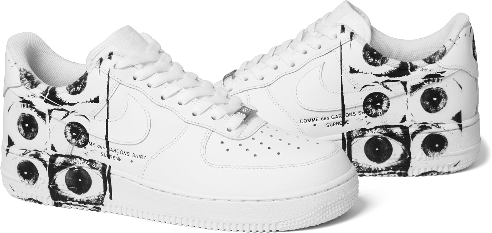 air force 1 supreme x comme des garcons