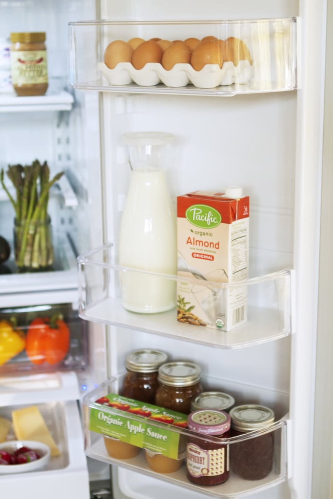Rid your fridge of old condiments.